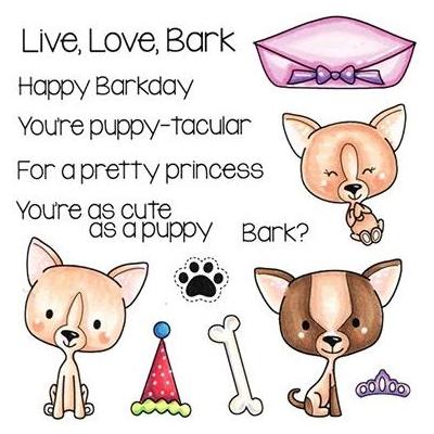 C.C. Designs Clear Stamps - Barky